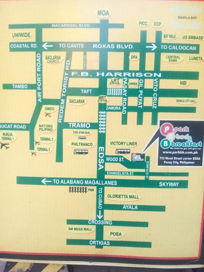 Park Bed And Breakfast Hotel Pasay Bagian luar foto